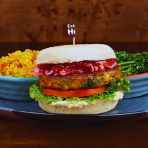 Spiced Chickpea Burger