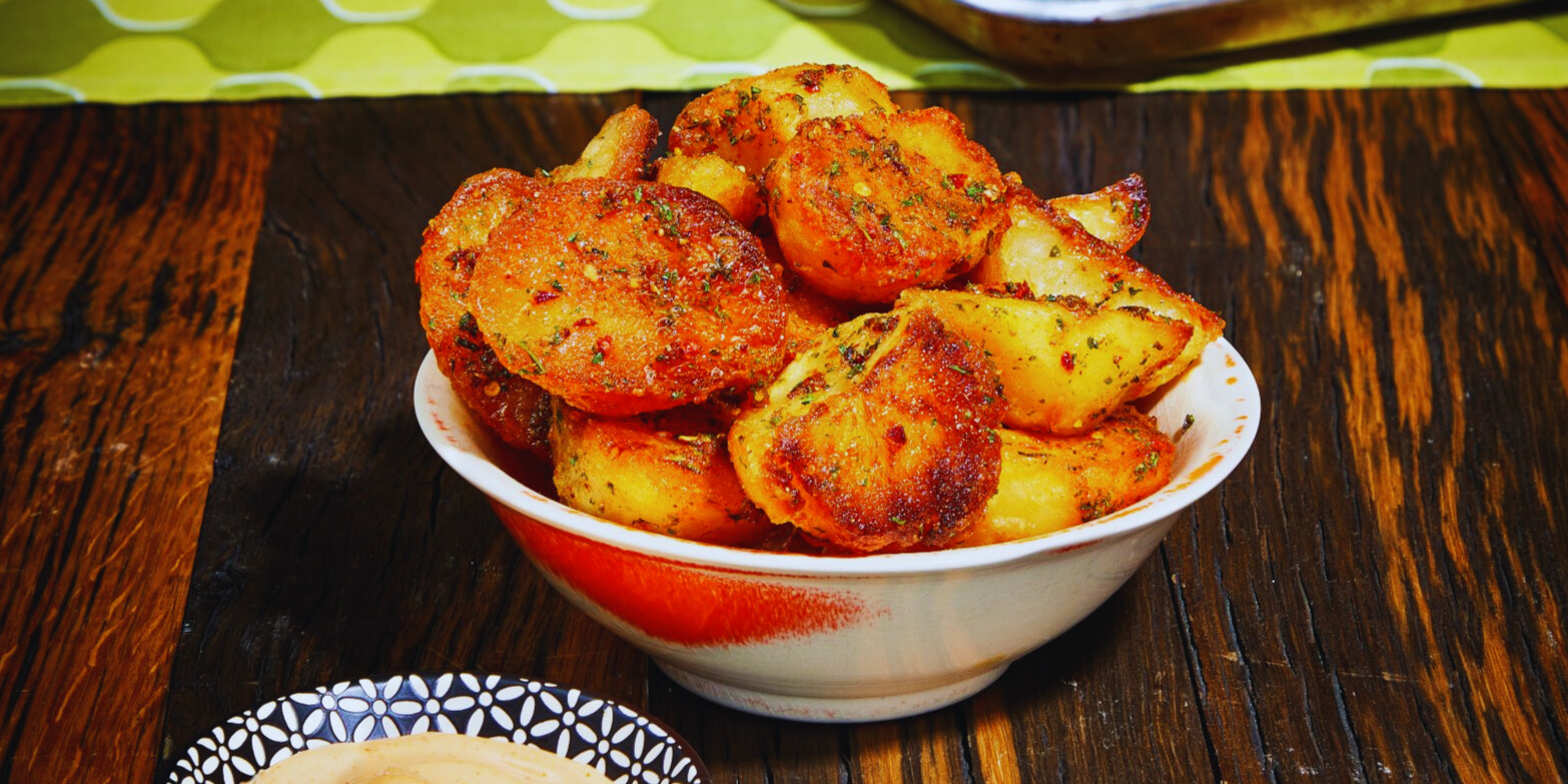 Garlic and Herb Roasties