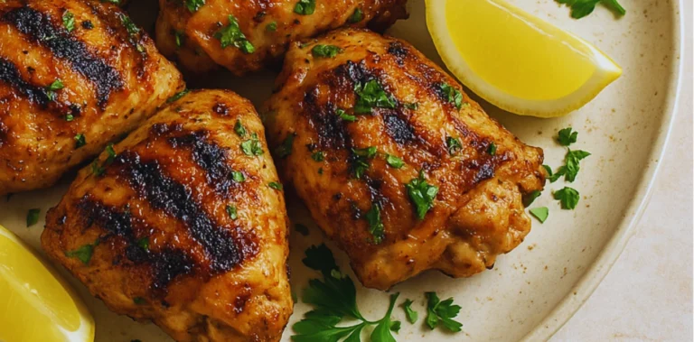 grilled lemon and herb nandos