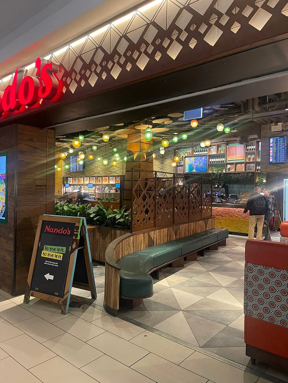 nandos breakfast at gatwick