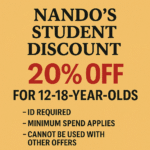 nandos student discount