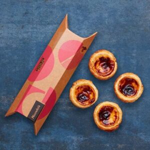 four custard tarts