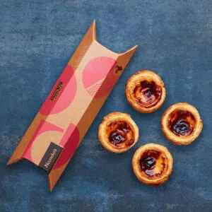 four custard tarts